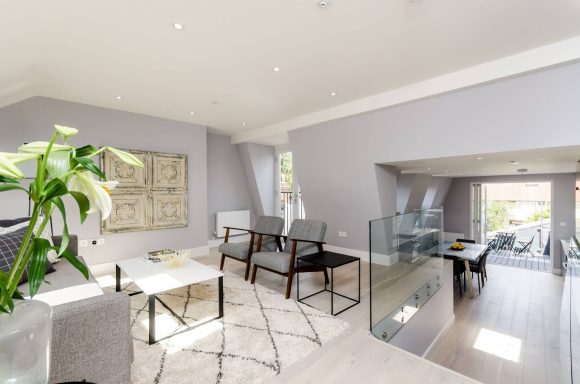 Loft conversion in Shepherd's Bush, west London.